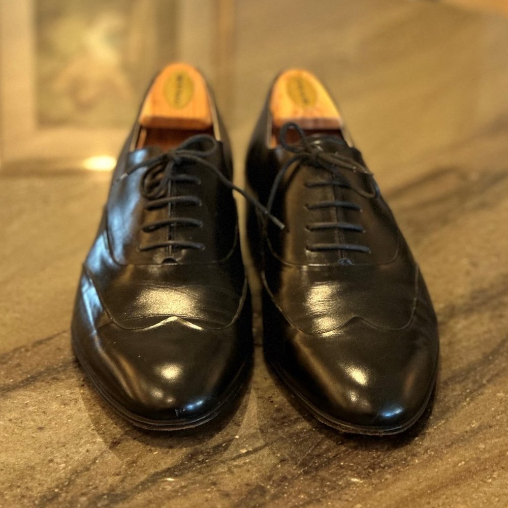 Men's Bruno Magli Lace Up Fulton Oxford Black  - 9.5 Medium
